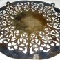 ANTIQUE GERMANY US ZONE SILVERPLATED LACED FOOTED TRIVET