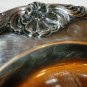 VINTAGE SILVERPLATED ORNATE FOOTED MEAT SERVING PLATTER SHIEEFIELD MB LION TRADE