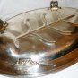 VINTAGE SILVERPLATED BIG MEAT CARVING SERVING WELLED TRAY LBS CO. W/HANDLES #101