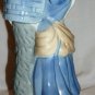 CHARMING FRENCH COUNTRY BOY & GIRL PORCELAIN FIGURINE FLOWER SELLERS W/BASKETS