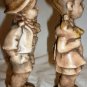 VINTAGE CHARMING CERAMIC BOY & GIRL SET OF 2 FIGURINES