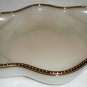 VINTAGE ANCHOR HOCKING FIRE KING WARE MILK GLASS DIVIDED CONDIMENT PLATTER USA