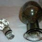 VINTAGE CRYSTAL CUT GLASS MINIATURE DECANTER VANITY PERFUME COLOGNE BOTTLE GREEN