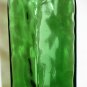 HUNTER GREEN GLASS DECORATIVE BOTTLE
