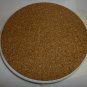 TERRA COASTERS ABSORBENT WITH RIM GOLF DESIGN MADE IN USA NEW BOX CORK LINED
