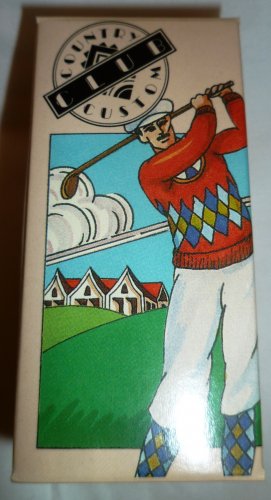 COUNTRY CLUB CUSTOM SET/2 GOLF BALLS REEDER 1992 PASSPORT INTERNATIONALE NMB #1