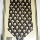 PEBBLE BEACH GOLF LINKS GIFT SET SILK TIE GOLF BALL #3 DIVOT TOOL BALL MARKER NMB