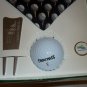 PEBBLE BEACH GOLF LINKS GIFT SET SILK TIE GOLF BALL #3 DIVOT TOOL BALL MARKER NMB