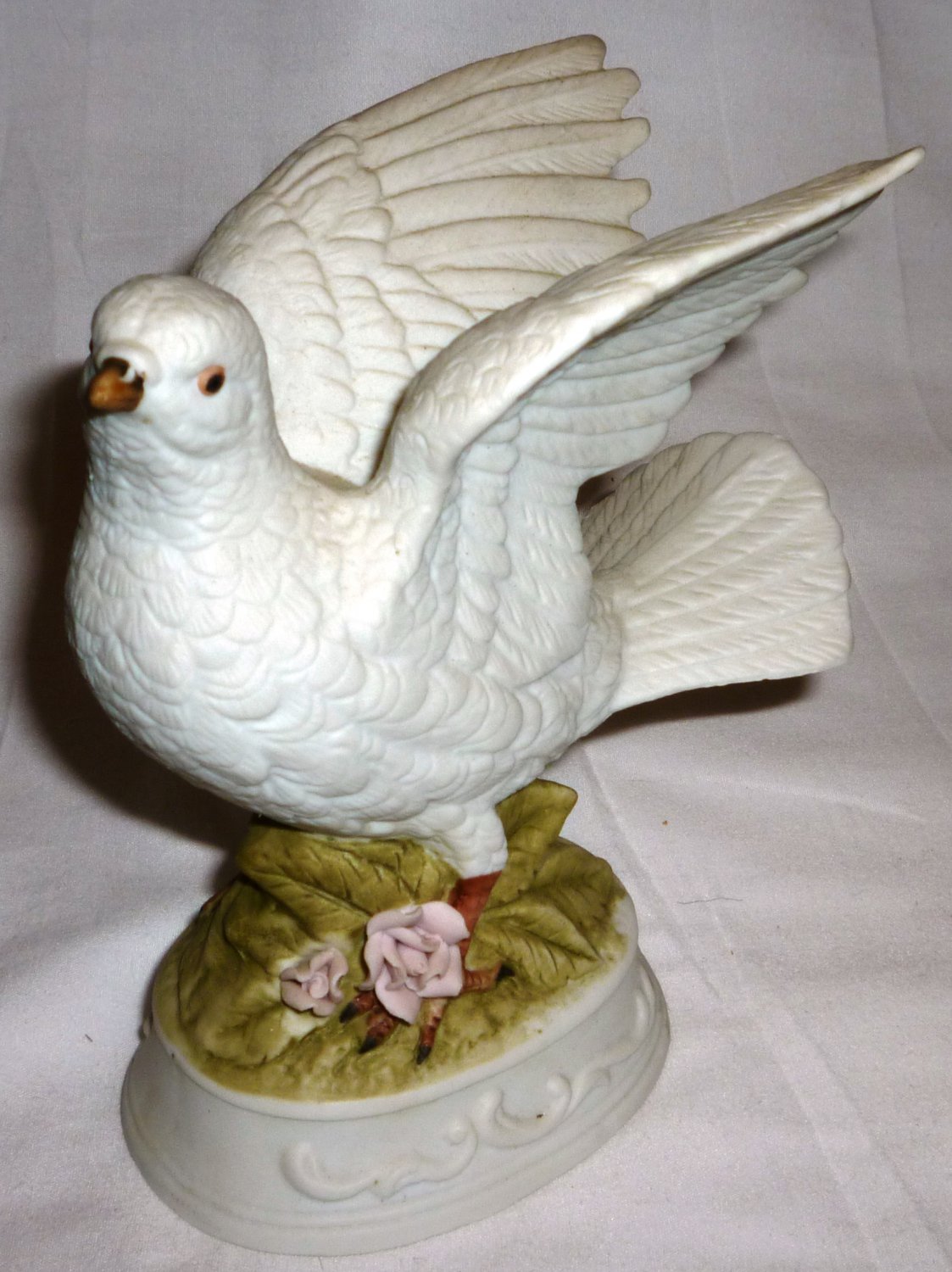 VINTAGE NAPCOWARE PORCELAIN BISQUE DOVE BIRD FIGURINE MEXICO #9479