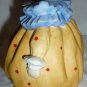 CHARMING PORCELAIN BISQUE ORANGE OUTFIT CLOWN FIGURINE