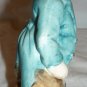 VINTAGE HANDPAINTED BISQUE CERAMIC CLOWN FIGURINE WITH DRUM