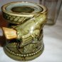 SEAGUL STUDIOS GLAZED CERAMIC & GLASS TEALIGHT CANDLEHOLDER BIRD INSPIRATIONAL