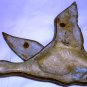 VINTAGE SOLID BRASS FLYING DUCK GEESE DOOR KNOCKER