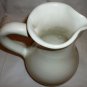 VINTAGE HANDPAINTED & SIGNED CERAMIC WATER PITCHER SUMMER BEACH SAILBOAT GREECE