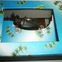 TRAVEL MEMORABILIA BANGKOK THAILAND PEWTER FIGURAL DESK TOP ORGANIZER PEN CARD