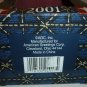 CHRISTMAS TREE ORNAMENT BEAR 'PROUD TO BE AN AMERICAN' 2001 AMERICA FOREVER