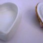 CHARMING BRINTON BONE CHINA MINIATURE TRINKET RING BOX 'JUST FOR YOU' FLOWERS