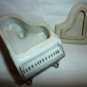 VINTAGE PORCELAIN TRINKET RING BOX HANDPAINTED PIANO DECORATIVE DOLLHOUSE JAPAN