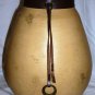 INTERIOR ACCENTS TERRACOTTA POTTERY LEATHER BAND EXOTIC BRIGHTS COLLECTION VASE