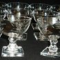 VINTAGE STEMWARE HAWKES CLEAR CRYSTAL GLASS SHERRY CHAMPAGNE SET/12 NO LOGO