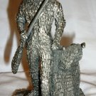 VINTAGE HUDSON PEWTER FOR HONEYWELL MINUTEMAN SOLDIER FIGURINE PAPERWEIGHT