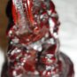 BEAUTIFUL CHINESE FIGURINE ELEPHANT FOR LUCK RED LACQUER