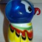 CHARMING ART GLASS STUDIO BLOWN & APPLIED GLASS SET OF 4 BIRDS FIGURINES NMB