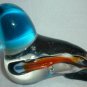 CHARMING ART GLASS STUDIO BLOWN & APPLIED GLASS SET OF 4 BIRDS FIGURINES NMB