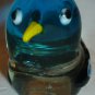 CHARMING ART GLASS STUDIO BLOWN & APPLIED GLASS SET OF 4 BIRDS FIGURINES NMB