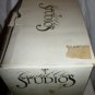 CRYSTAL CLEAR STUDIOS 5pcs WINE SET MOUTH BLOWN HAND CUT CRYSTAL 24K ACCENTS NMB