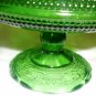 VINTAGE E. O. BRODY GREEN PEDESTAL COMPOTE VASE PLANTER CLEVELAND OHIO USA