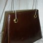 VINTAGE SNAKE CROCODILE & GLOVE LEATHER EVENING PURSE BAG BY RENATA ITALY METAL