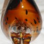 CHARMING MURANO GLASS SET OF TWO BIRD FIGURINE PAPER WEIGHT ART GLASS