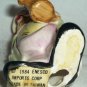 cCHARMING MINIATURE CLOWN BY ENESCO CARRYING WATERING CAN