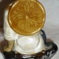 ANTIQUE CHINESE POTTERY MUD MAN FIGURINE WISE MAN