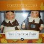 THANKSGIVING DESIGN THE PILGRIM PAIR COLLECTIBLES PORCELAIN SALT PEPPER SHAKERS