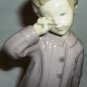 CHARMING LLADRO NAO SPAIN FIGURINE SLEEPY HEAD BOY WITH TEDDY BEAR #1139