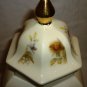 VINTAGE PORCELAIN HANDPAINTED FLOWERS LIDDED URN GINGER JAR