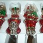 TOWLE SILVERSMITH CHRISTMAS DECOR COLORFUL SANTA 4 PCS SPREADER SET NMB
