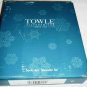 TOWLE SILVERSMITH CHRISTMAS DECOR COLORFUL SANTA 4 PCS SPREADER SET NMB