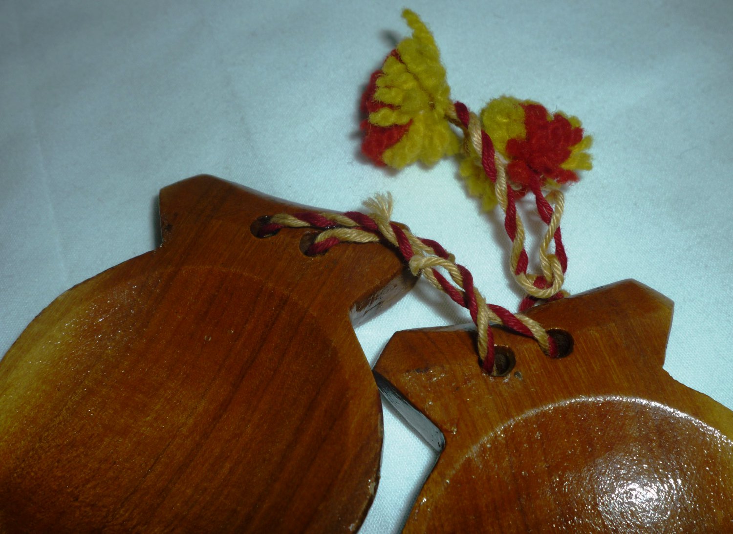 WOODEN MUSICAL PERCUSSION INSTRUMENT SET OF 2 MEXICO