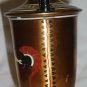 UNIQUE HAND MADE COPPER W/ PAINTED ETCHING ANCIENT GREECE DESIGN AMPHORA VASE