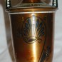 UNIQUE HAND MADE COPPER W/ PAINTED ETCHING ANCIENT GREECE DESIGN AMPHORA VASE