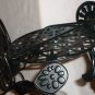 BLACK METAL DECORATIVE TRICYCLE FLOWERPOT PLANTER HOLDER PATIO YARD GARDEN DECOR