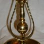 VINTAGE SOLID BRASS NAUTICAL SWINGING PENDULUM SHIP CANDLE HOLDER ITALY