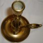 VINTAGE SOLID BRASS NAUTICAL SWINGING PENDULUM SHIP CANDLE HOLDER ITALY
