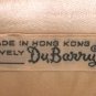 VINTAGE DuBARRY BEADED IVORY WHITE EVENING BAG CLUTCH + SILVERPLATE COMB