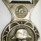 PEWTER BOTTLE OPENER BY CREATIONS ISAACS PARIS FRANCE NAPOLEON EIFFEL TOWER