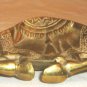 VINTAGE SOLID BRASS BRONZE FIGURAL SINGLE INDIVIDUAL DECORATIVE ASHTRAY CAMEL