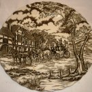 ROYAL MAIL FINE STAFFORDSHIRE IRONSTONE 10" BROWN DINNER PLATE ENGLAND